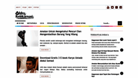 What Abhyreinkarnasi.com website looked like in 2021 (3 years ago)