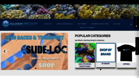 What Aquariumspecialty.com website looked like in 2021 (3 years ago)