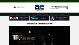 What Audioemotion.co.uk website looked like in 2021 (3 years ago)