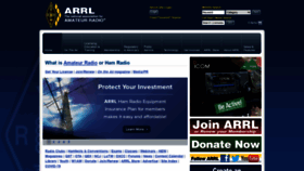 What Arrl.org website looked like in 2021 (3 years ago)