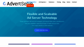 What Advertserve.com website looked like in 2021 (3 years ago)