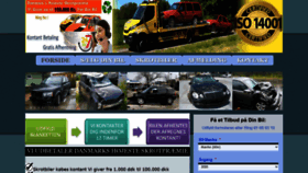 What Autoskrotning.dk website looked like in 2021 (3 years ago)