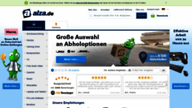 What Alza.de website looked like in 2021 (3 years ago)