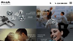 What Aura.diamonds website looked like in 2021 (4 years ago)