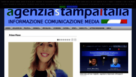 What Agenziastampaitalia.it website looked like in 2021 (3 years ago)
