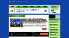 What Allnigeriasoccer.com website looked like in 2021 (3 years ago)