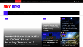 What Anyapk.com website looked like in 2021 (3 years ago)