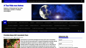 What Atuavidanosastros.com website looked like in 2021 (3 years ago)