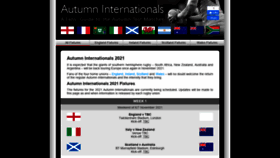 What Autumn-internationals.co.uk website looked like in 2021 (3 years ago)