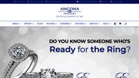 What Anconajewelers.com website looked like in 2021 (3 years ago)