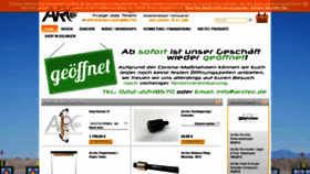 What Arctec-products.com website looked like in 2021 (3 years ago)