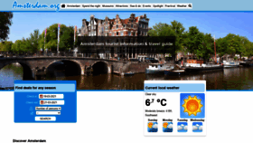 What Amsterdam.org website looked like in 2021 (3 years ago)