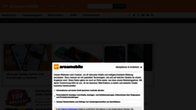 What Areamobile.de website looked like in 2021 (3 years ago)