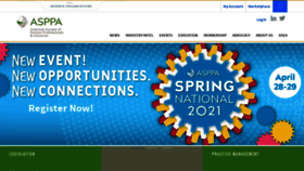 What Asppa.org website looked like in 2021 (3 years ago)