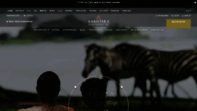 What Anantara.com website looked like in 2021 (3 years ago)