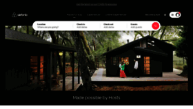 What Airbnb.co.in website looked like in 2021 (3 years ago)
