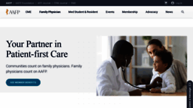 What Aafp.org website looked like in 2021 (5 years ago)
