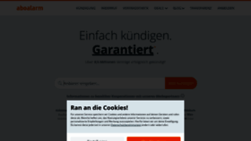 What Aboalarm.de website looked like in 2021 (3 years ago)