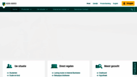What Abnamro.nl website looked like in 2021 (3 years ago)
