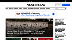 What Abovethelaw.com website looked like in 2021 (3 years ago)