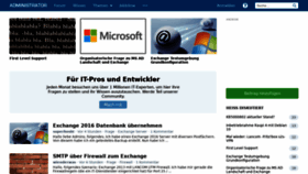What Administrator.de website looked like in 2021 (3 years ago)