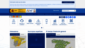 What Aemet.es website looked like in 2021 (3 years ago)