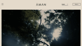 What Aman.com website looked like in 2021 (3 years ago)
