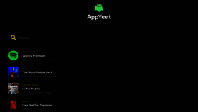 What Appyeet.com website looked like in 2021 (3 years ago)