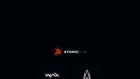 What Atomichub.io website looked like in 2021 (3 years ago)