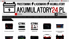 What Akumulatory24.pl website looked like in 2021 (3 years ago)