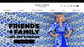 What Aliceandolivia.com website looked like in 2021 (3 years ago)