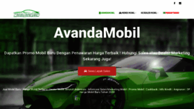 What Avandamobil.com website looked like in 2021 (3 years ago)