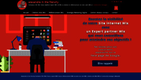 What Alexandremthefrenchy.com website looked like in 2021 (3 years ago)