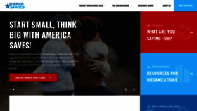 What Americasaves.org website looked like in 2021 (3 years ago)