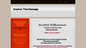 What Amphon-thai-massage.de website looked like in 2021 (3 years ago)