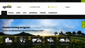 What Agricon.de website looked like in 2021 (3 years ago)