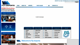 What Airportsfiji.com website looked like in 2021 (3 years ago)