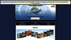 What Abheritage.ca website looked like in 2021 (4 years ago)