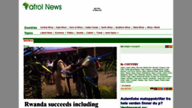 What Afrol.com website looked like in 2021 (5 years ago)