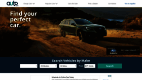 What Auto.com website looked like in 2021 (3 years ago)