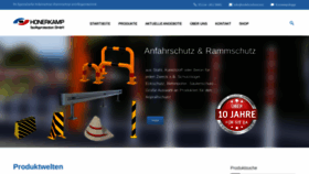 What Anfahrschutz.net website looked like in 2021 (3 years ago)