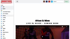 What Africandjmixes.com website looked like in 2021 (3 years ago)