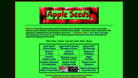 What Appleseeds.org website looked like in 2021 (3 years ago)