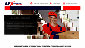 What Apxintl.com.pk website looked like in 2021 (4 years ago)