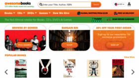 What Awesomebooks.com website looked like in 2021 (3 years ago)