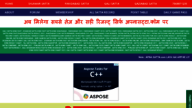 What Apna-satta.com website looked like in 2021 (3 years ago)