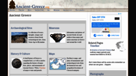 What Ancient-greece.org website looked like in 2021 (3 years ago)