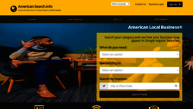 What Americansearch.info website looked like in 2021 (3 years ago)