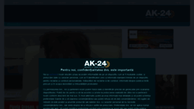 What Aktual24.ro website looked like in 2021 (3 years ago)