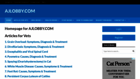 What Ajlobby.com website looked like in 2021 (3 years ago)